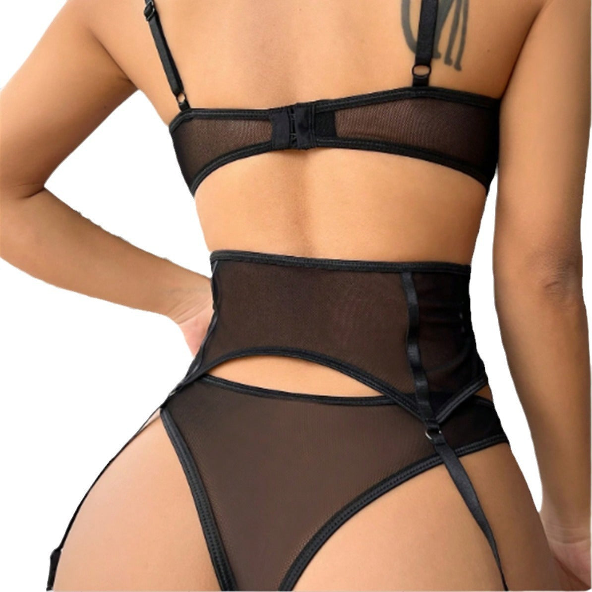 New Sexy Hollow Steel Ring Lace Sexy Suit