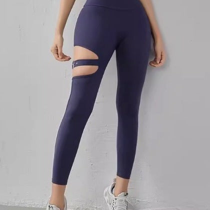 High Waist Tight Hip Lifting Sport Fitness Pants Yoga Trousers For Women