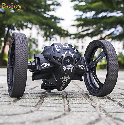 Creative toy bounce car 2.4G stunt mini remote control car new strange intelligent robot