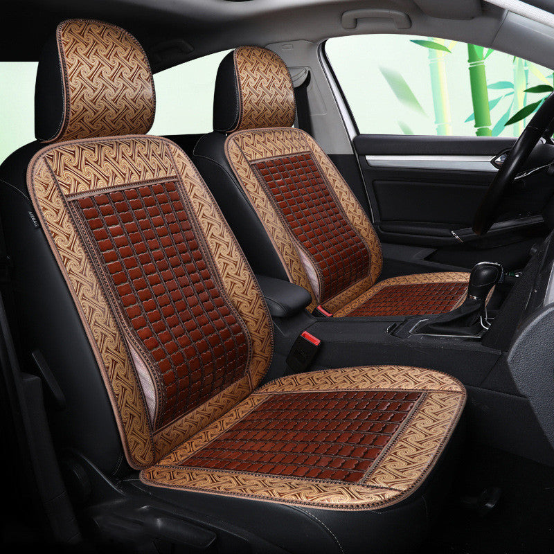 Summer Bamboo Car Seat Wuling Rongguang Double Row Seat Cover