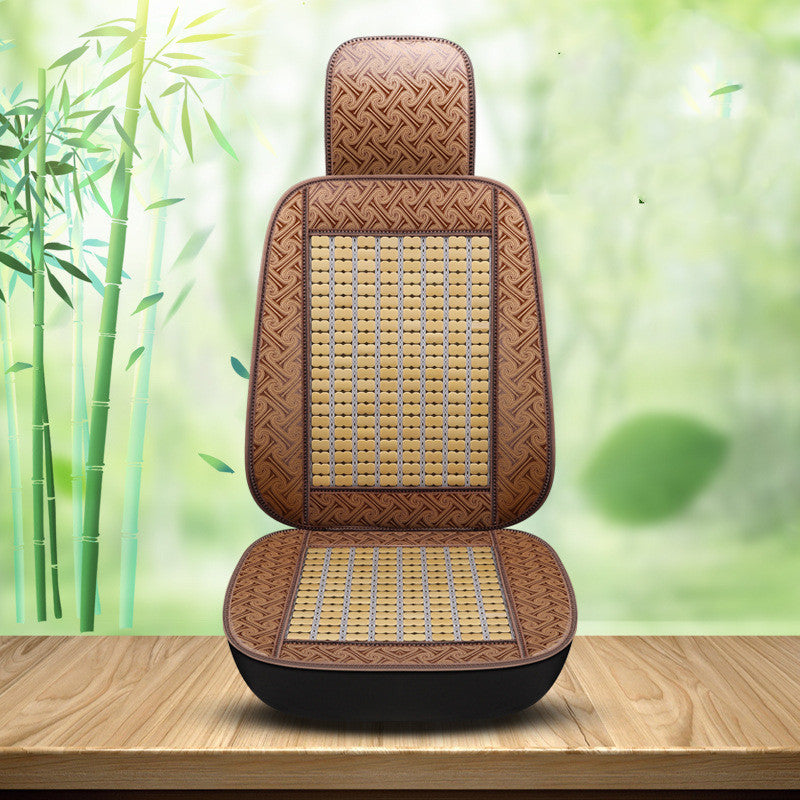 Summer Bamboo Car Seat Wuling Rongguang Double Row Seat Cover