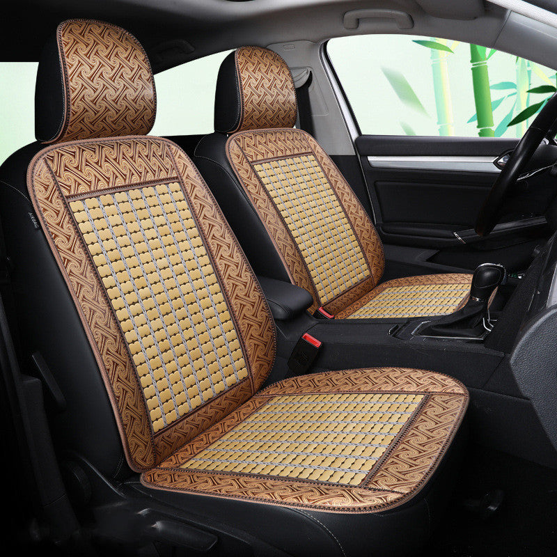 Summer Bamboo Car Seat Wuling Rongguang Double Row Seat Cover