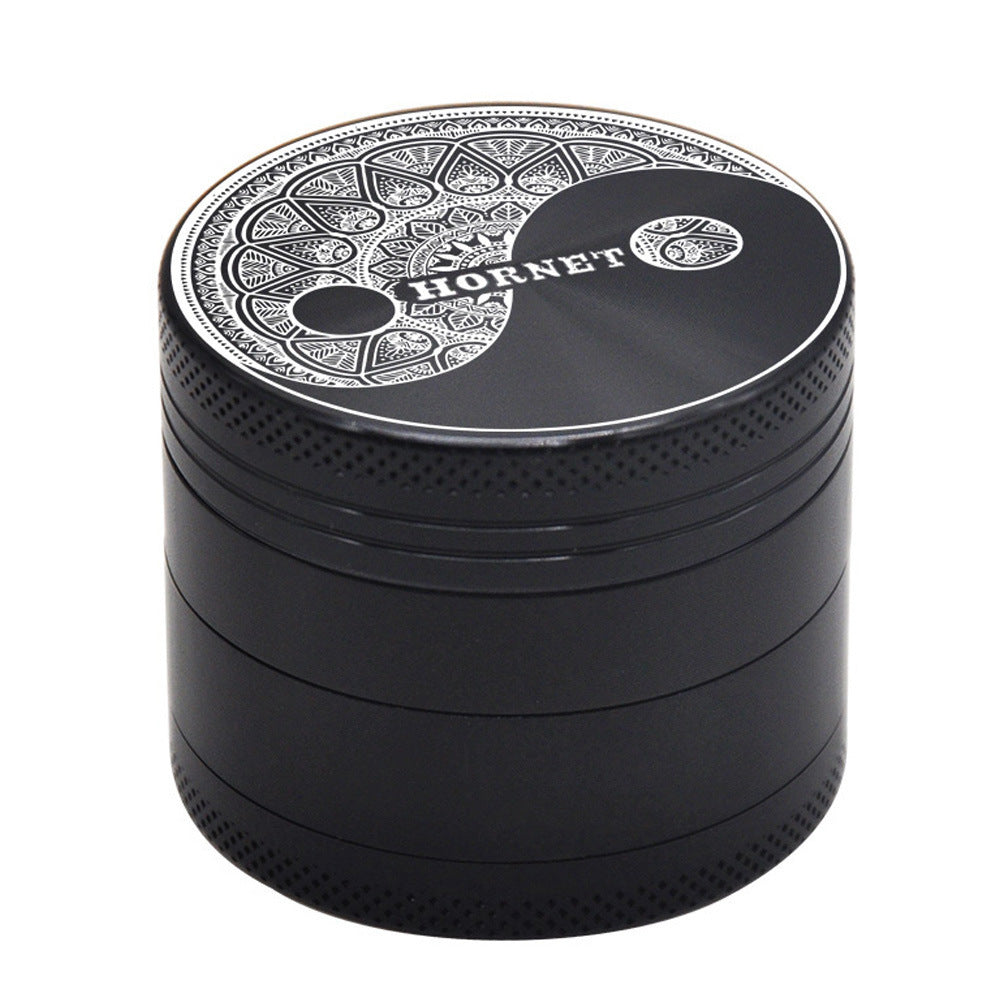 50mm Four-layer Aluminum Alloy Smoke Grinder Metal Smoke Grinder