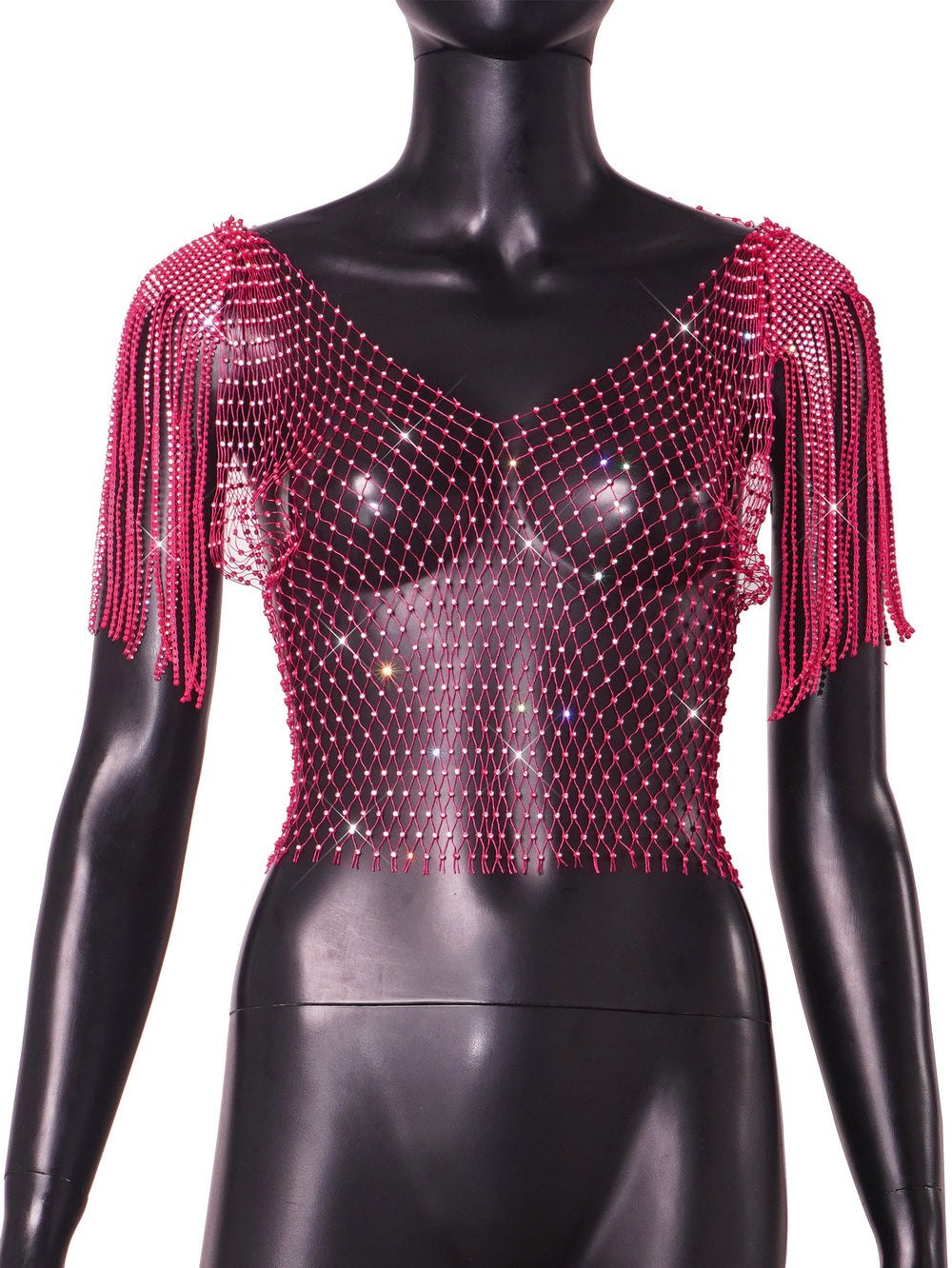 Fishnet Women's Clothing Short Sleeve Vest