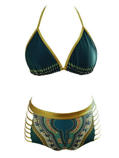 European, American and South African bronzing bikini