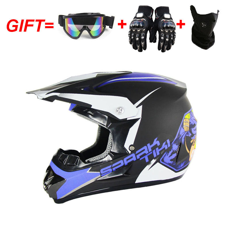 Electric cross country helmet