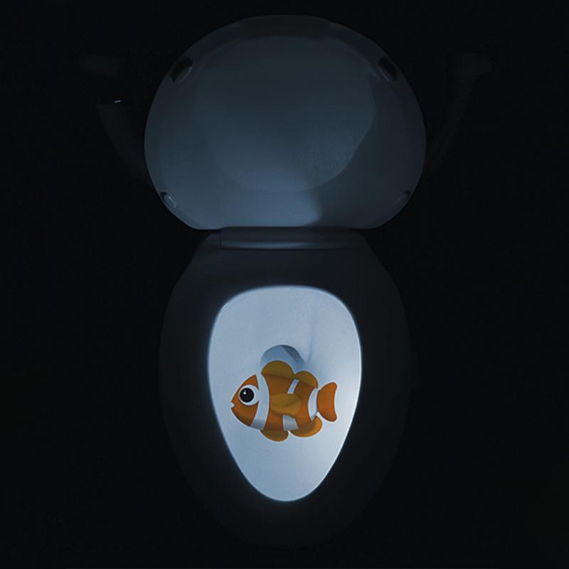 Toilet projection lamp cartoon toilet training light