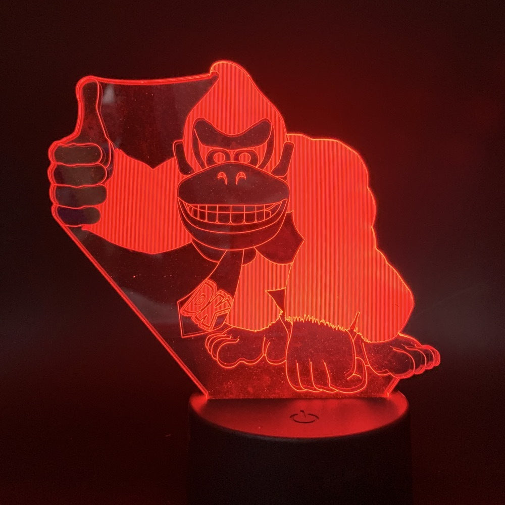 3D Night Light Donkey Kong