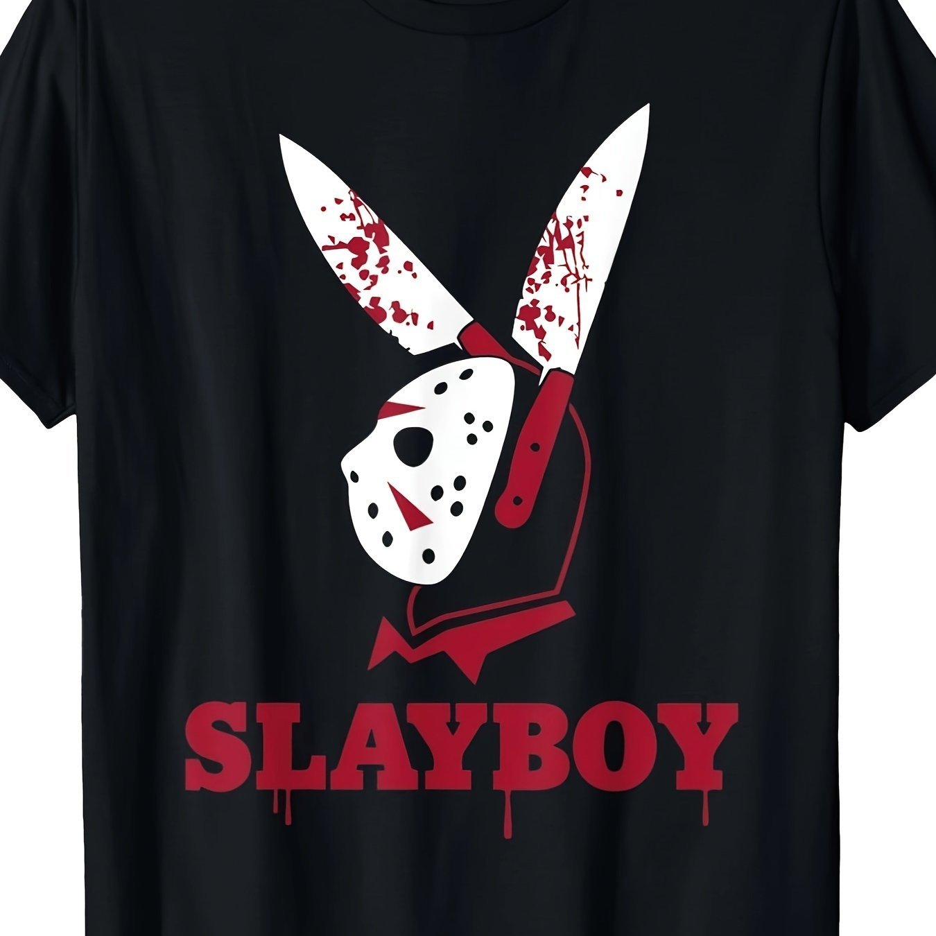 Horror Halloween Horror T-shirt SlayBoy Hockey Mask T-shirt