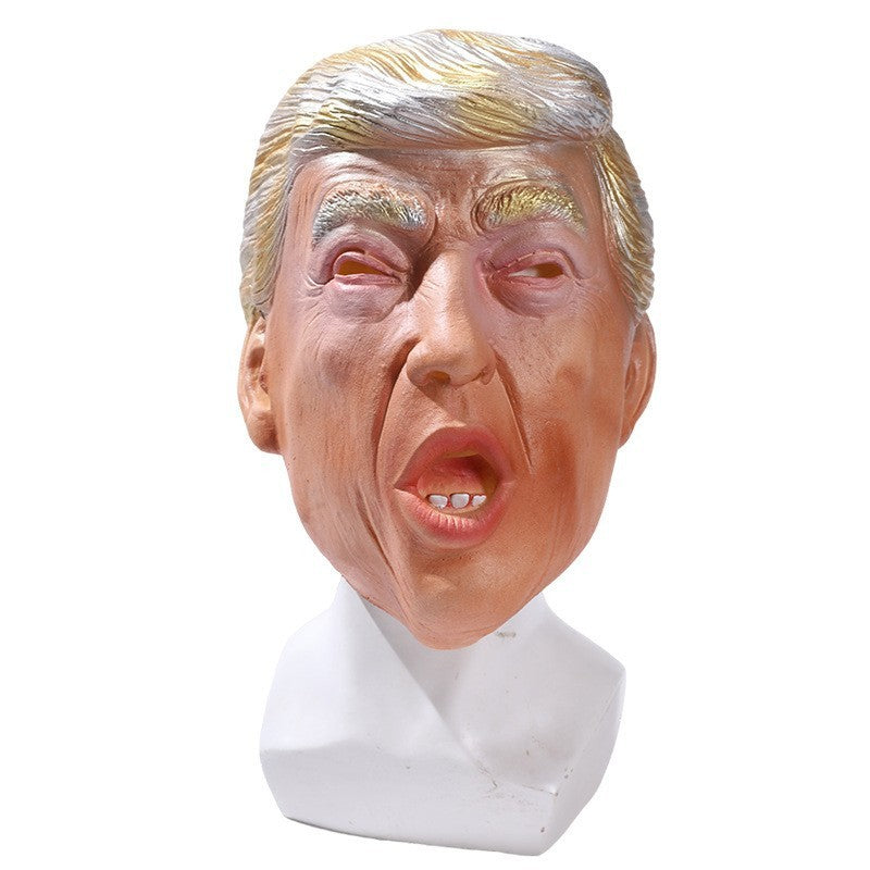 US President Trump Mask Halloween Latex Character Headgear