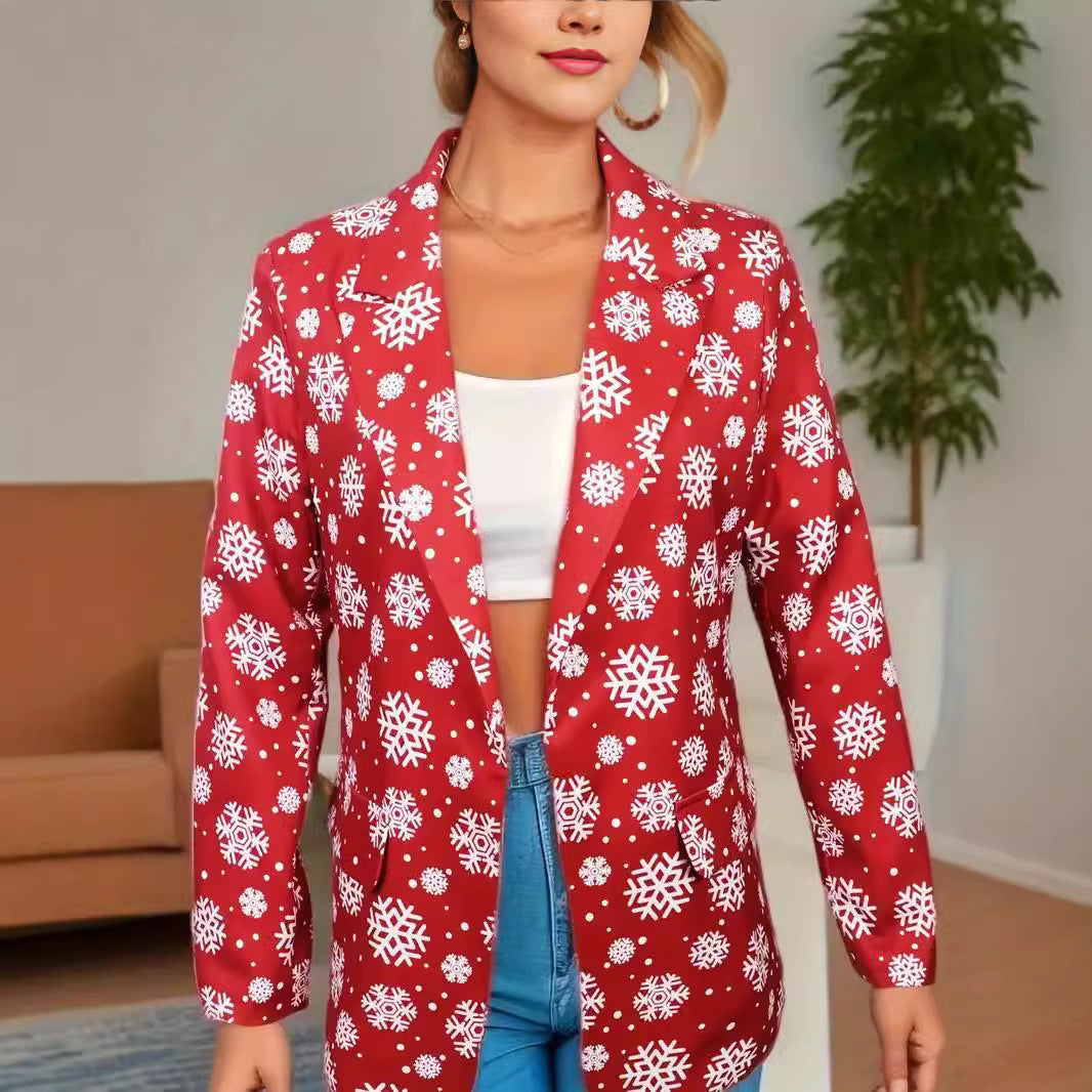 Polyester Jacket Women's Long Sleeve Personality