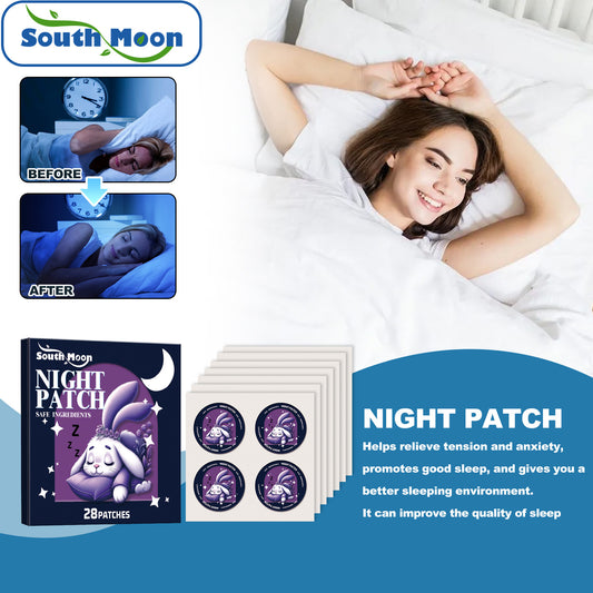 South Moon Botanical Cartoon Sleep Patch Sleep Pampering Relieve Muscle Tension And Stress Care Patch