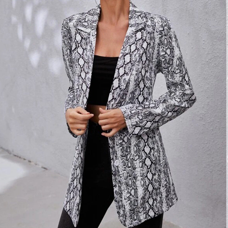 Polyester Jacket Women's Long Sleeve Personality