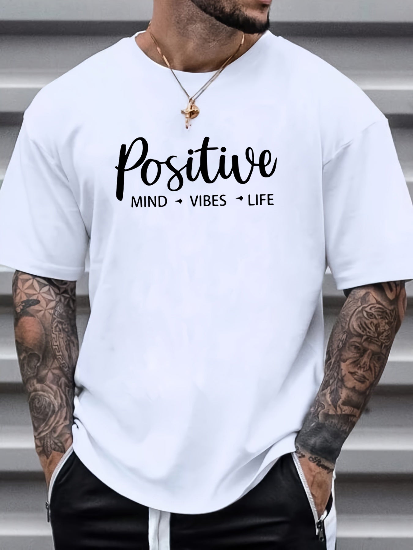 Men's T-shirt, Front Printed T-shirt, Summer, Spring, Autumn Casual Short Sleeved T-shirt, Top As A Gift